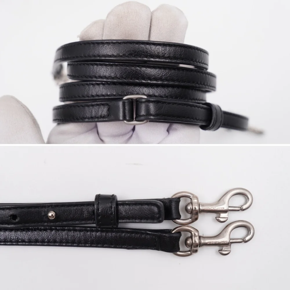 CF49 💟 Saint Laurent Loulou Shoulder Bag Matelasse Chevron Leather Toy - Picture 11 of 15